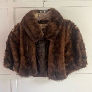 Vintage Antique Genuine Fox Fur Stole and Separate Collar